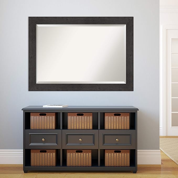 Amanti Art Brown Bathroom Mirror - Image 5