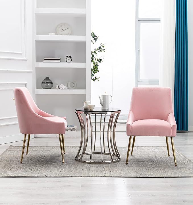 Velvet Dining Chairs, Furniture Collection Modern Contemporary Upholstered - Image 7