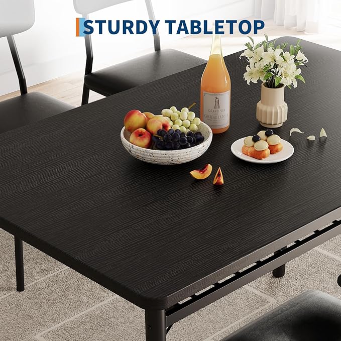 GarveeHome Dining Table Set for 4 - Image 4