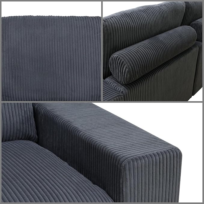 L Shaped Sectional Couches for Living Room, Stylish Sectional Loveseat Sofa - Image 5