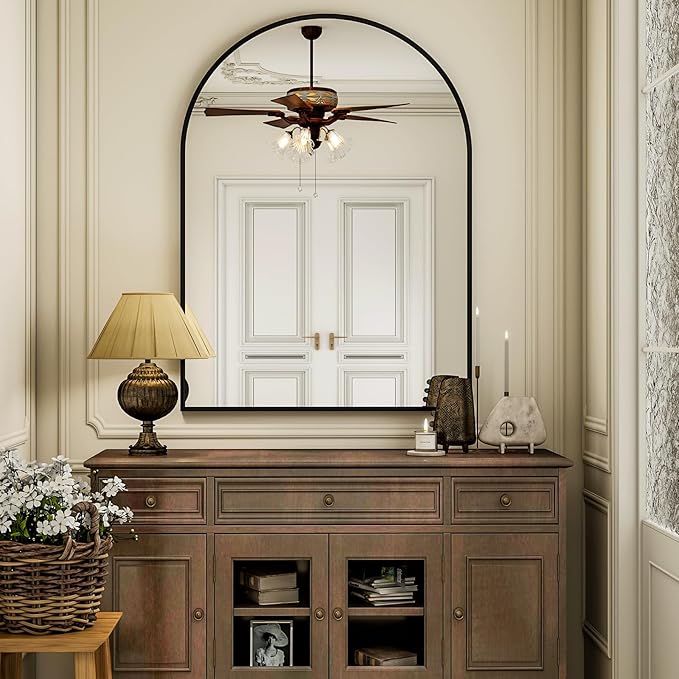 Arch Bathroom Mirror, 26x38 inch Arched Bathroom Mirror/Wall Mounted Vanity - Image 3