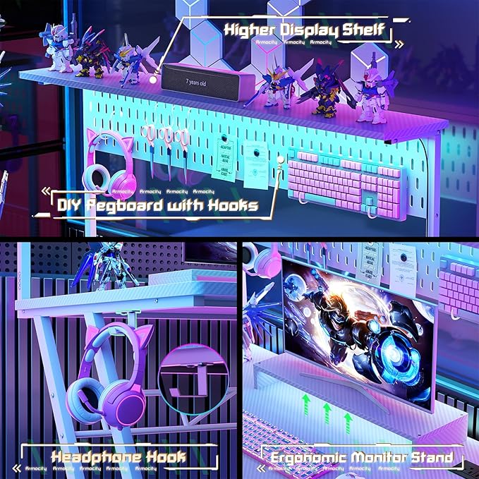 Armocity Gaming Computer Desk - Image 6