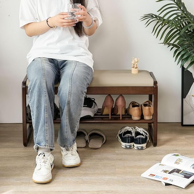 Shoe Bench, Entryway Bench - Image 3
