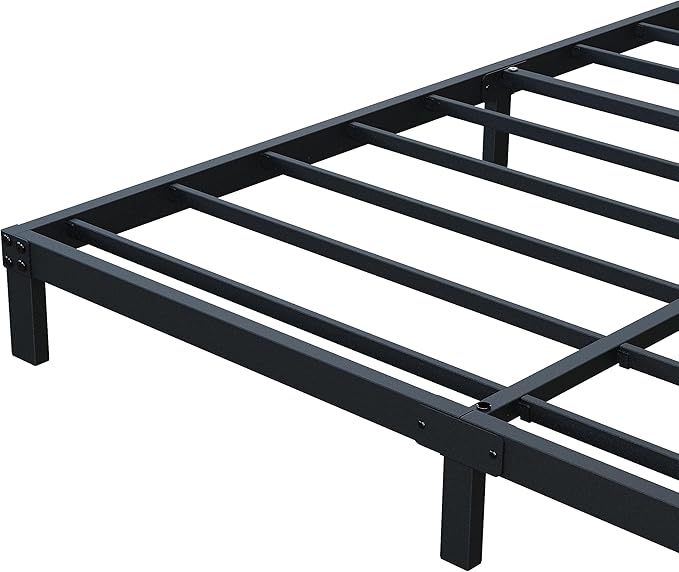 7 Inch Queen Bed Frame No Box Spring Need, Low Profile Metal Platform Bed Frame - Image 7
