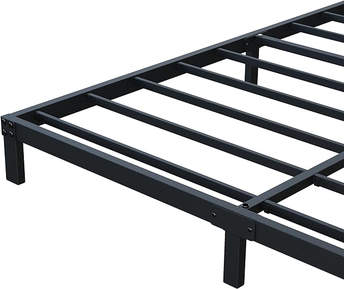7 Inch King Bed Frame No Box Spring Need, Low Profile Metal Platform King Size - Image 7