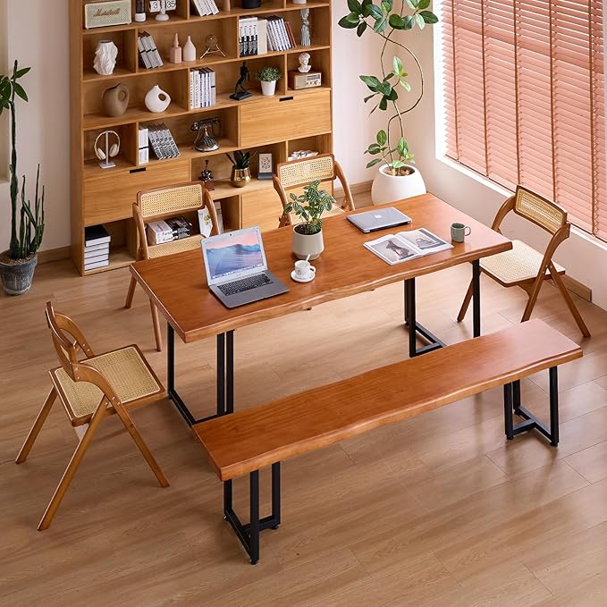 Solid Wood Administrative Desk, Dining Table - Image 2