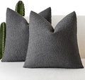 Foindtower Pack of 2, Decorative Textured Boucle Throw Pillow Covers Accent by Foindtower