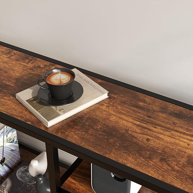TECHMILLY Modern TV Stand for 65" TV, TV Table - Image 5