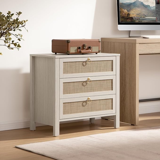 SICOTAS White Nightstand Set 2 - Image 8