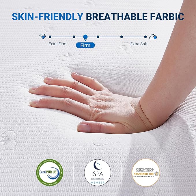 Avenco King Mattress, 14 Inch Memory Foam Mattress in a Box - Image 3
