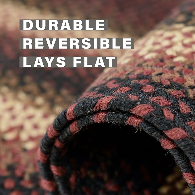 Homespice Prescott Braided Area Rugs 6x9' - Image 3