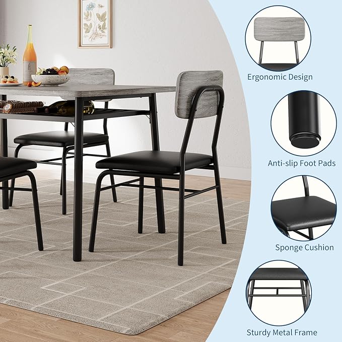 GAOMON 3-Piece Dining Table Set - Image 7