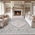 zesthome 8x10 Area Rugs for Living Room, Non-Slip Backing Washable Rugs by Zesthome