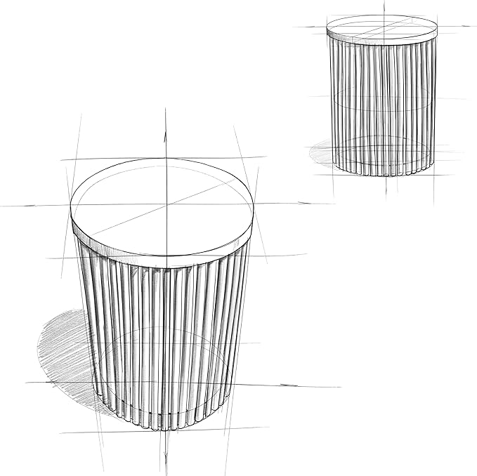 SIMPLIHOME Demy 18-inch Wide Metal and Solid Mango Accent Table in Natural/Black - Image 14