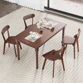 Solid Wood Dining Chairs Set of 4, Farmhouse Kitchen Chairs by MORDEER