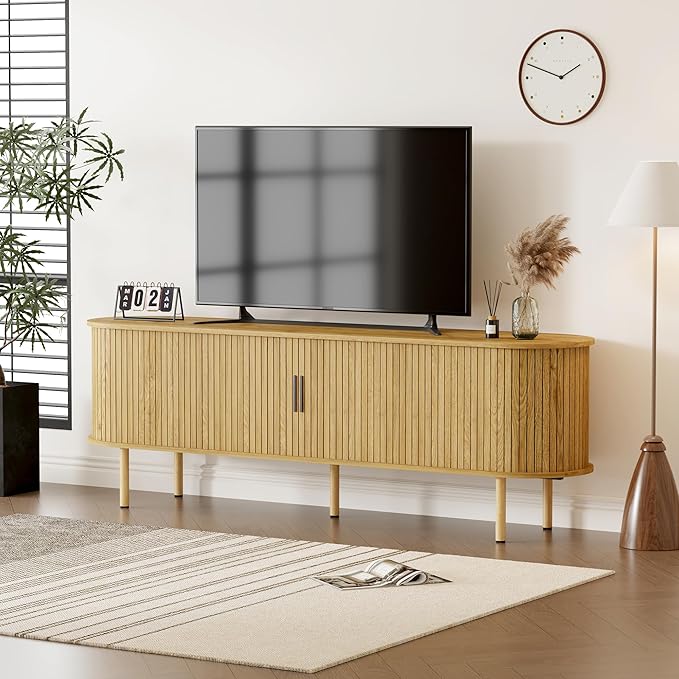 70.1" TV Stand, Modern TV Console Table - Image 3