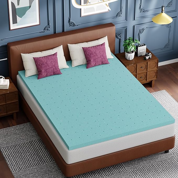 FDW | 8" Queen Mattress + 3" Cooling Mattress Topper | Gel Memory Foam | Medium - Image 3