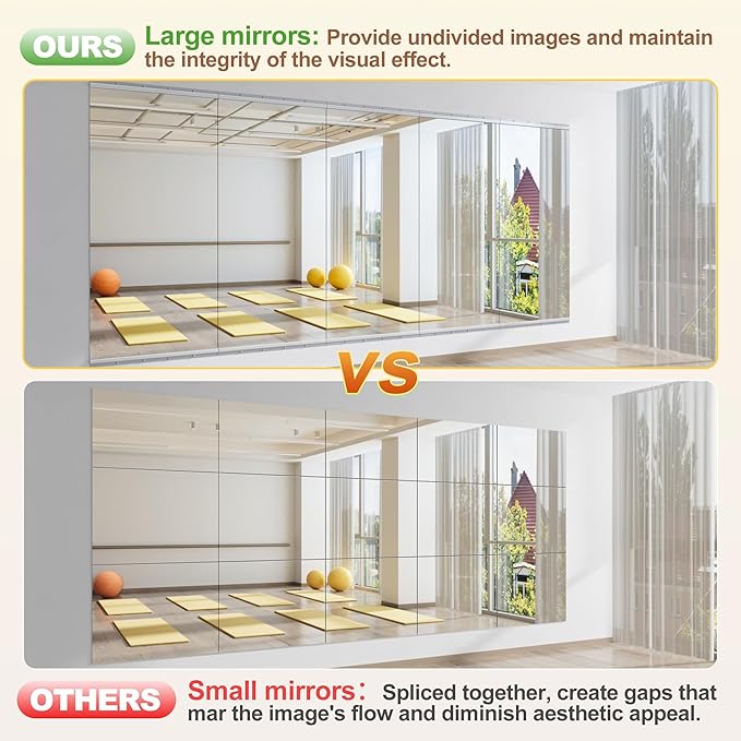 Hasipu Home Gym Mirror 71" L x 32" W - Image 9