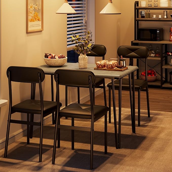GarveeHome Dining Table Set for 4, Kitchen Table - Image 3