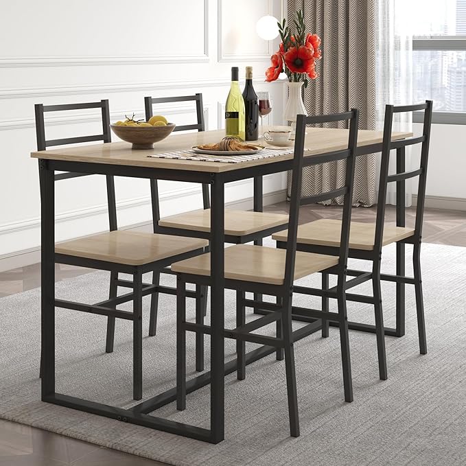 Ball & Cast 5 Pieces Dining Table Set - Image 2