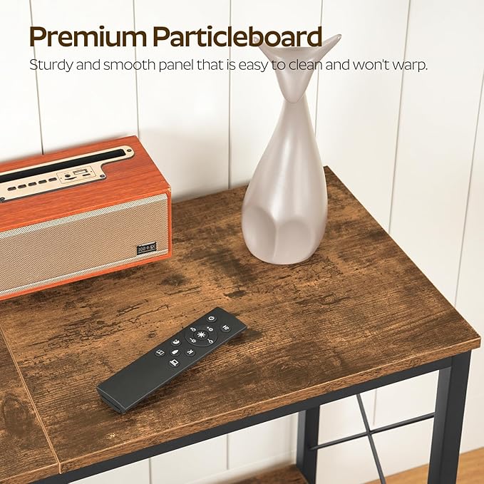 TV Stand with Power Outlet Up to 70 Inch, Entertainment Center with 2 Fabric - Image 8