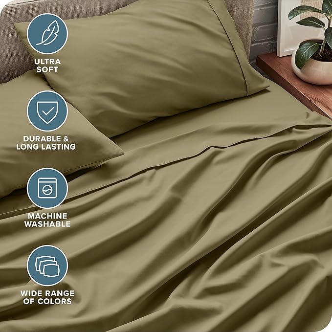 Bare Home Ultra-Soft Twin XL Sheet Set - Image 4