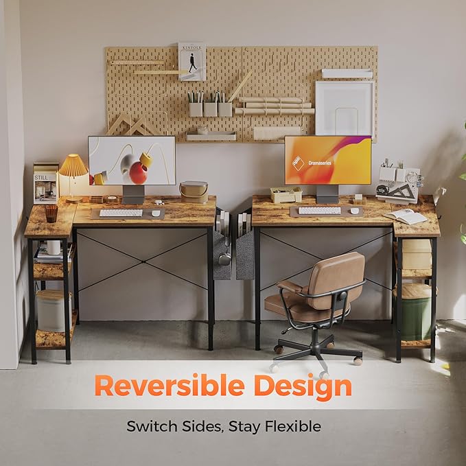 Small L Shaped Computer Desk - Image 8