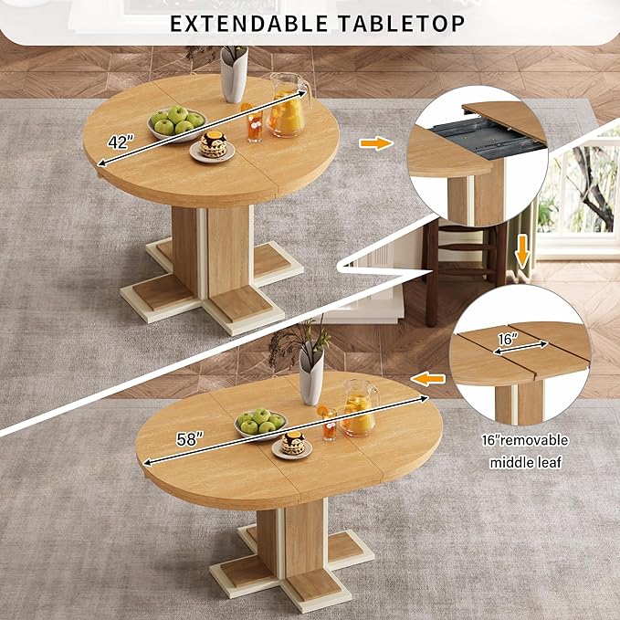 Ball & Cast Farmhouse Extendable Dining Table - Image 3