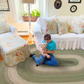 Homespice Grassland Oval Braided Rug 5x8' by Homespice
