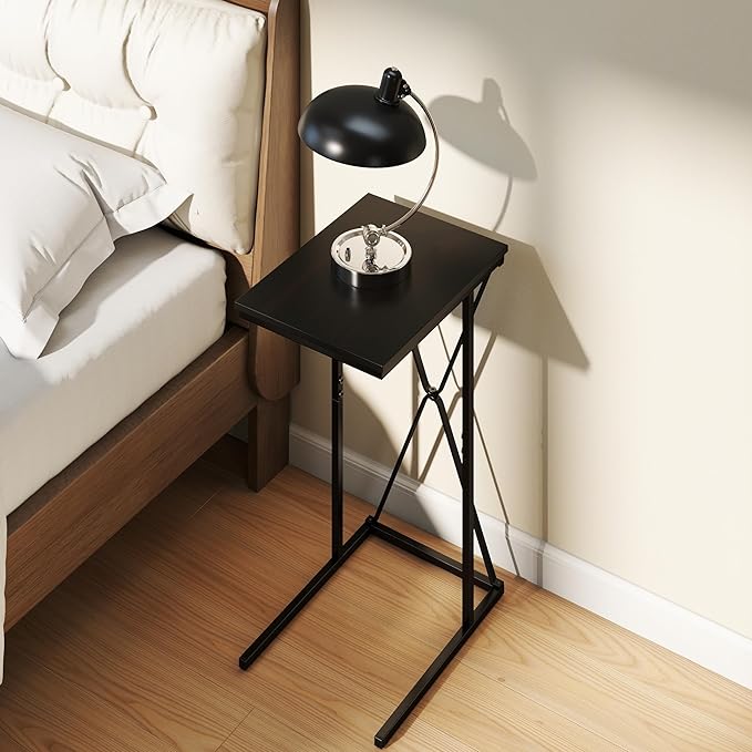 Manora TV Trays Set of 2, C Shaped End Table - Image 5