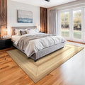 Homespice Cookie Dough Braided Jute Brown Rug 8x10' by Homespice