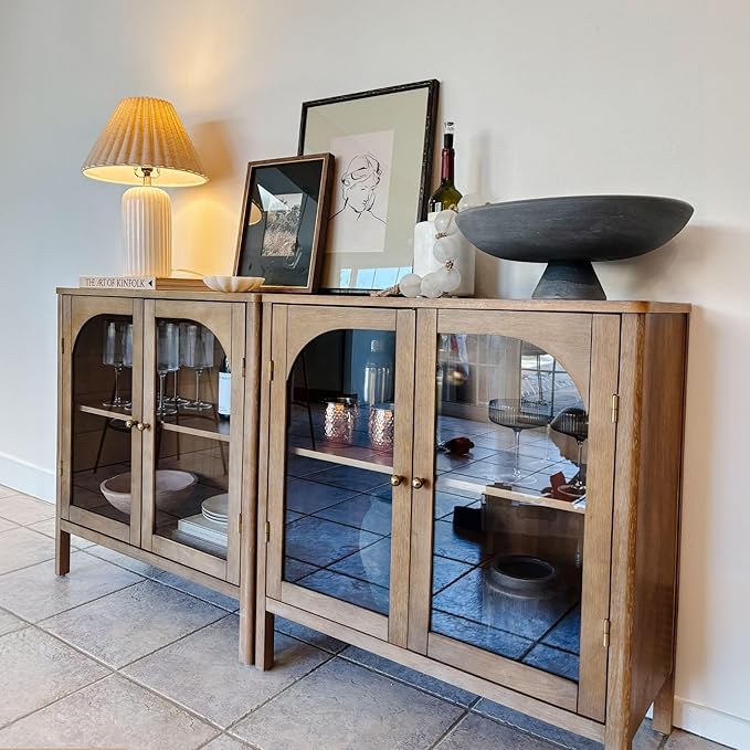 Nathan James Mason Storage Cabinet, Free Standing Accent Sideboard Buffet - Image 6