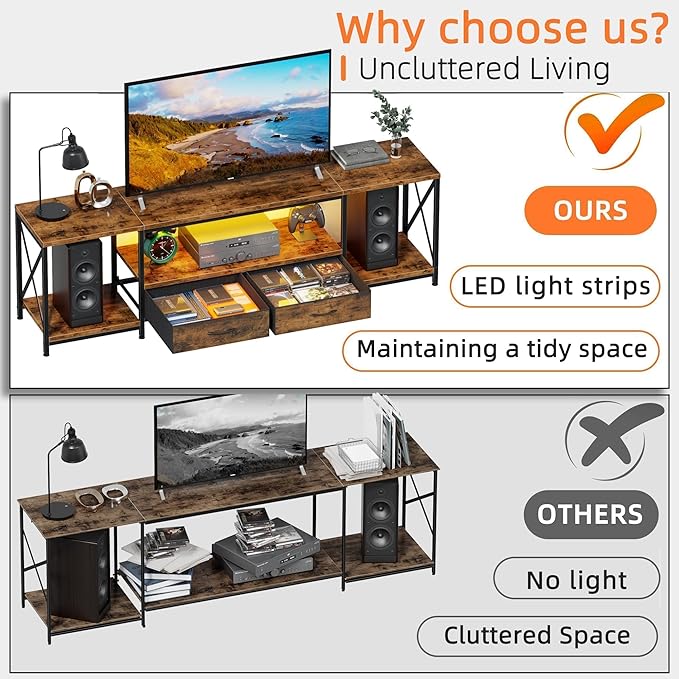 LED TV Stand for 75 70 Inch TV - Image 5