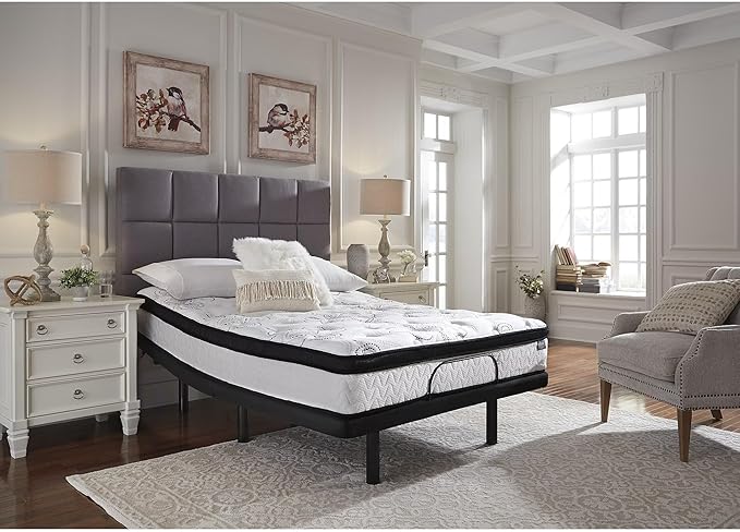 Signature Design by Ashley King Size Chime 12 Inch Medium Firm Hybrid Mattress - Image 10