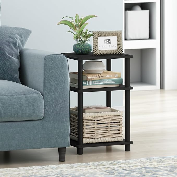 Furinno Just 3-Tier Turn-N-Tube End Table / Side Table / Night Stand / Bedside - Image 8