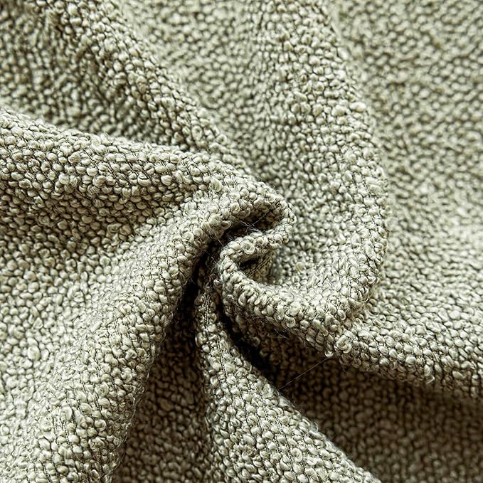 Foindtower Pack of 2 Textured Boucle Throw Pillow Covers Accent Solid Pillow - Image 3