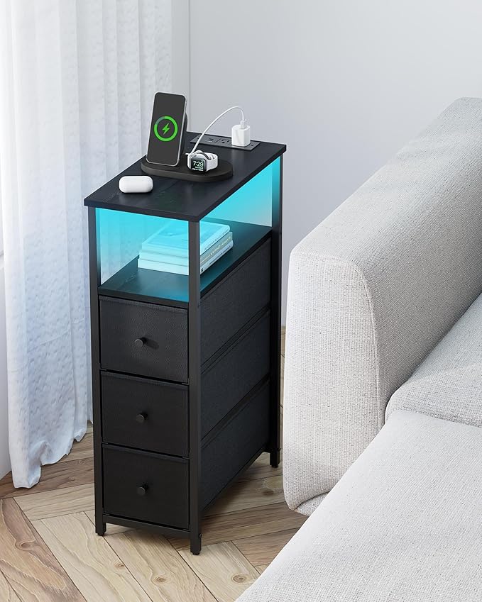 TUTOTAK Narrow LED Night Stand - Image 5