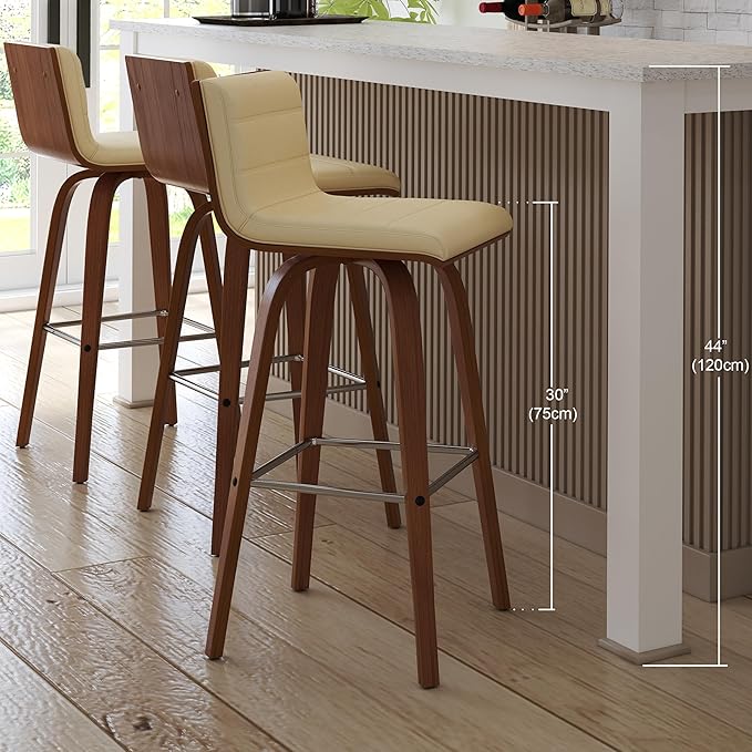 Armen Living Vienna Bar Height Bar Stool Kitchen and Dining, More color/size - Image 15