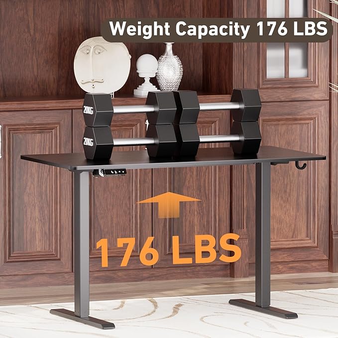 Ywin Electric Height Adjustable Standing Desk, 55 x 24 inches, Ergonomic Stand - Image 7