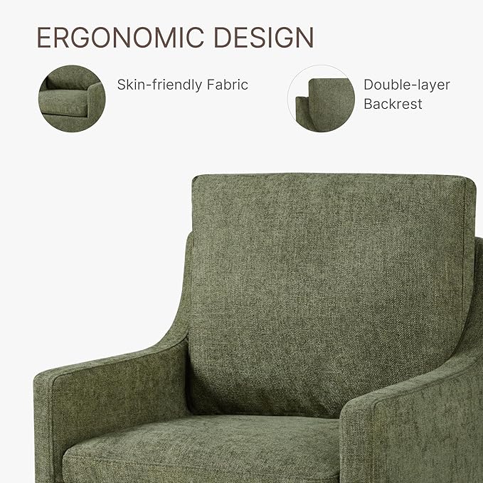 Upholstered Dining Chairs with Casters Easy Assembly Side Deskchair with Rollers - Image 7