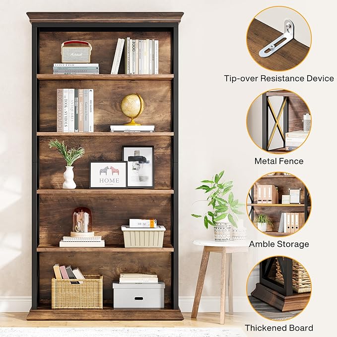 LITTLE TREE 5-Tier Bookcase - Image 7