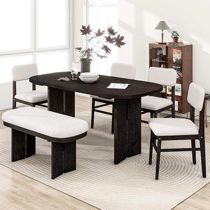 Ball & Cast Wood Dining Table Set by BallCast