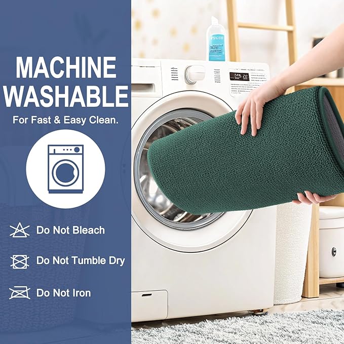 OLANLY Thick Memory Foam Bath Mat Rug 30x20, Extra Soft Absorbent Bathroom Rug - Image 6