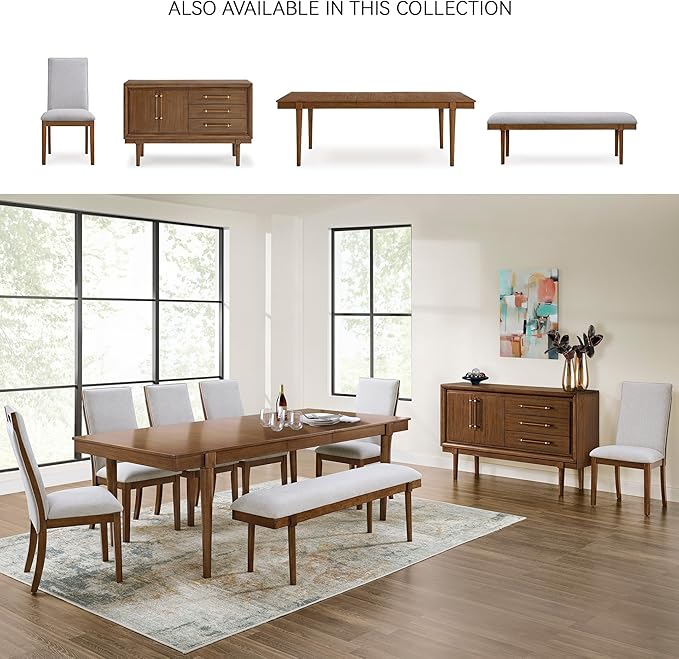 Signature Design by Ashley Lyncott Mid-Century Dining Extension Table - Image 5