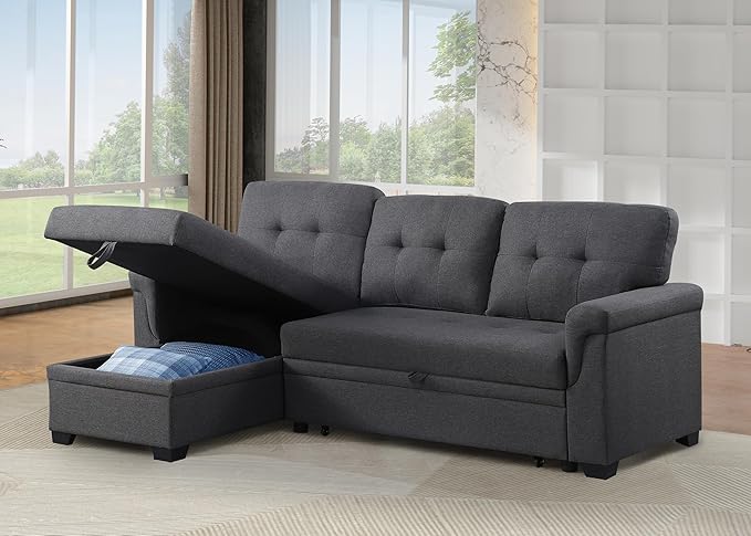 Devion Furniture Philly 4-in-1 Convertible L Shaped Couch - Image 6