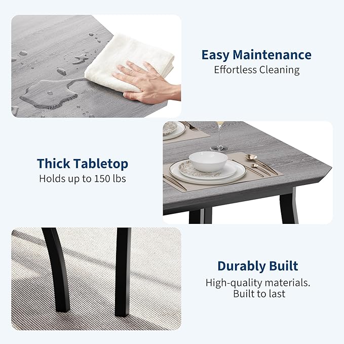 Small Dining Table Set for 2, 3-Piece Kitchen Table Set - Image 4