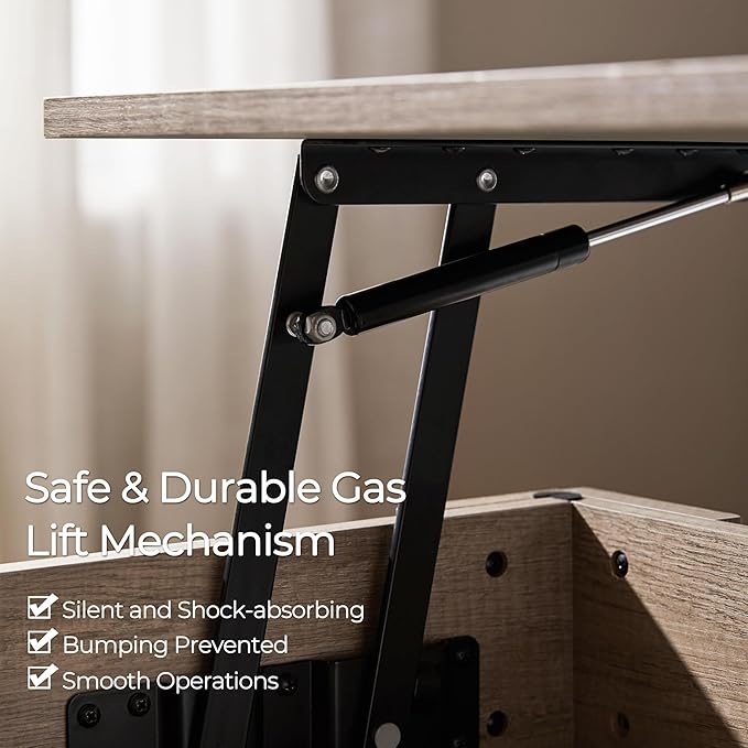Yaheetech Lift Top Coffee Table - Image 5