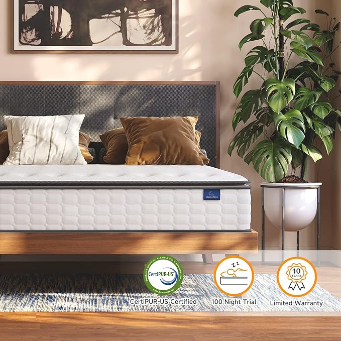 Vesgantti Twin XL Mattress, 10 Inch Hybrid XL Twin Mattress in a Box, Extra - Image 7