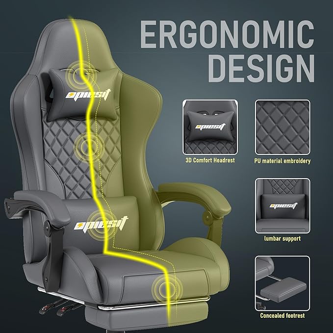 Gaming Chair, Ergonomic Computer Chairs - Image 5