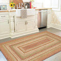 Homespice Harvest Premium Jute Braided Area Rug, Natural Jute Yarn Rustic by Homespice